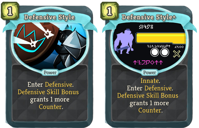 Defensive Style