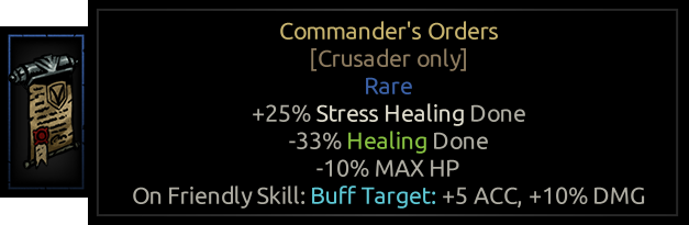 Commander's Orders