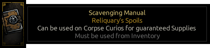Scavenging Manual