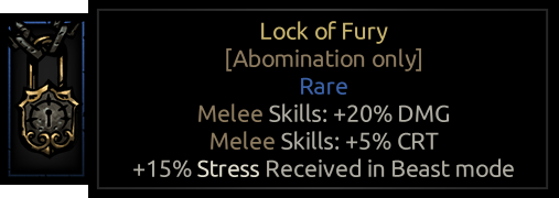 Lock of Fury
