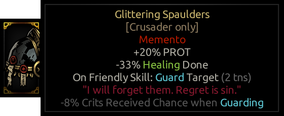 Glittering Spaulders