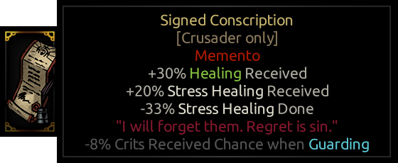 Signed Conscription