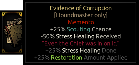 Evidence of Corruption