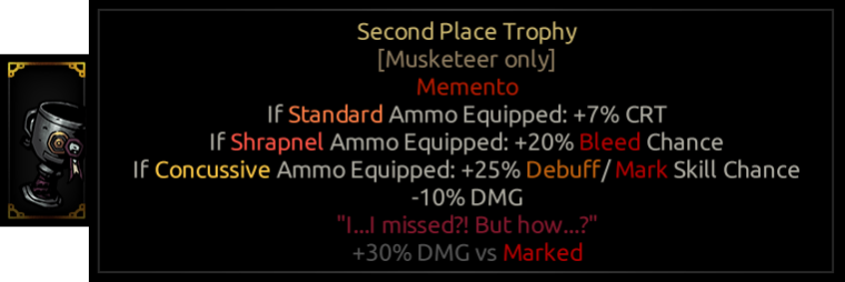 Second Place Trophy
