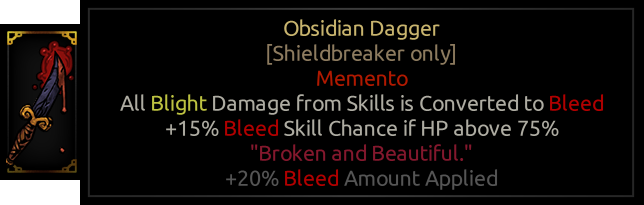 Obsidian Dagger